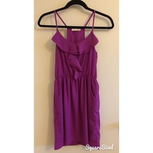 Nordstrom’s Magenta Ruffled Dress